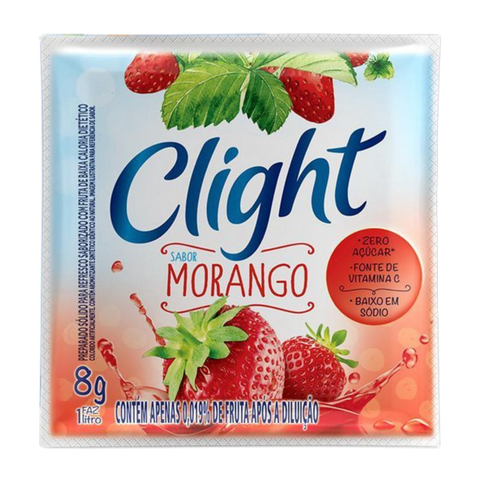 Refresco em Pó Morango Clight 15x8g