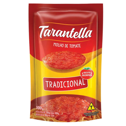 Molho de Tomate Tarantella Tradicional Sachê 300g