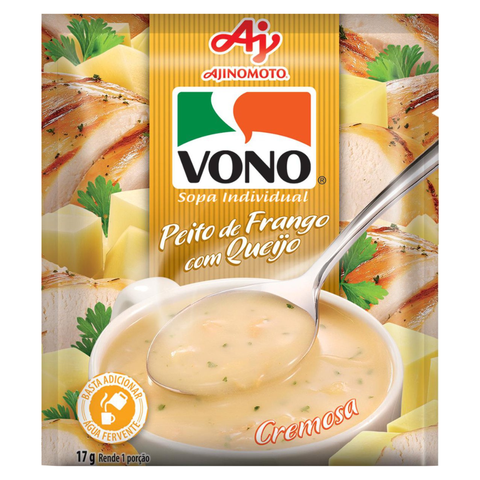 Sopa Vono Peito de Frango com Queijo 3x17g
