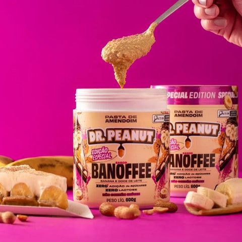 Pasta de Amendoim Dr Peanut Banoffee 600G