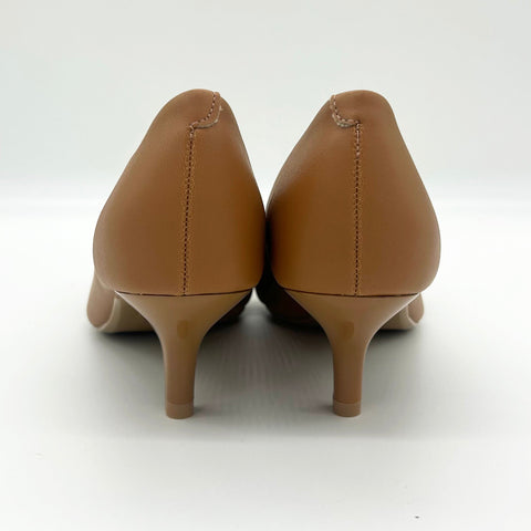 Scarpin Vizzano 1122-887 Salto Baixo Bico Fino Caramelo