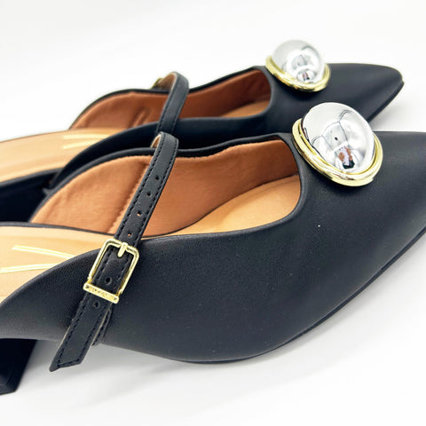 Mule Vizzano 1220-370 salto bloco Preto