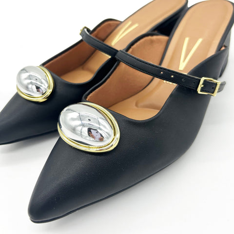 Mule Vizzano 1220-370 salto bloco Preto
