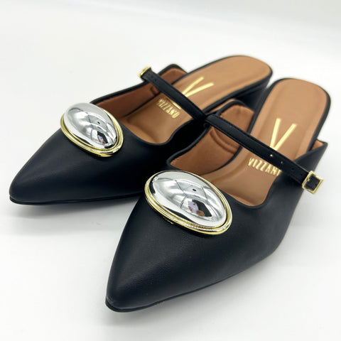 Mule Vizzano 1220-370 salto bloco Preto