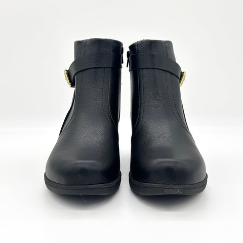 Bota Cano Curto Modare 7085-101 Rasteira Preta