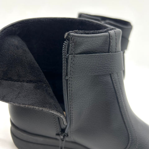 Bota Cano Curto Modare 7085-101 Rasteira Preta