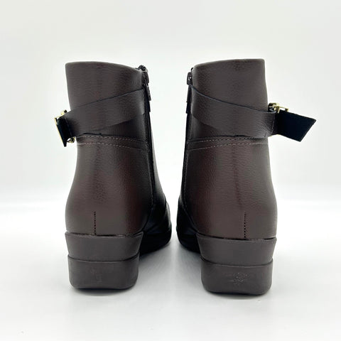 Bota Cano Curto Modare 7085-101 Rasteira Café