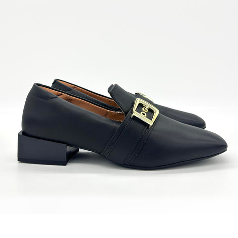Mocassim Vizzano 1445-102 bico quadrado Preto