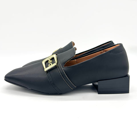 Mocassim Vizzano 1445-102 bico quadrado Preto