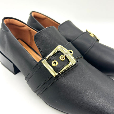 Mocassim Vizzano 1445-102 bico quadrado Preto