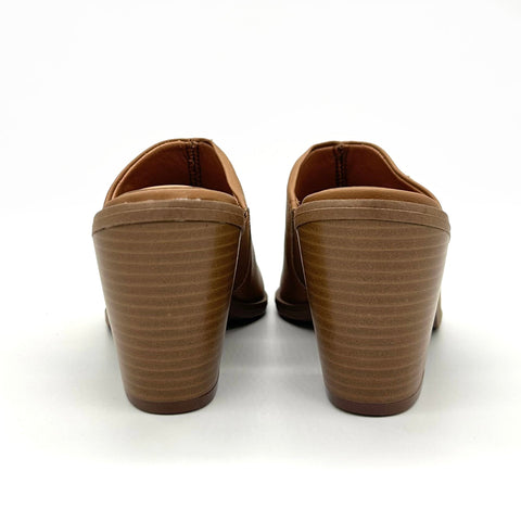 Mule Vizzano 1323-200 salto bloco bico fino Caramelo
