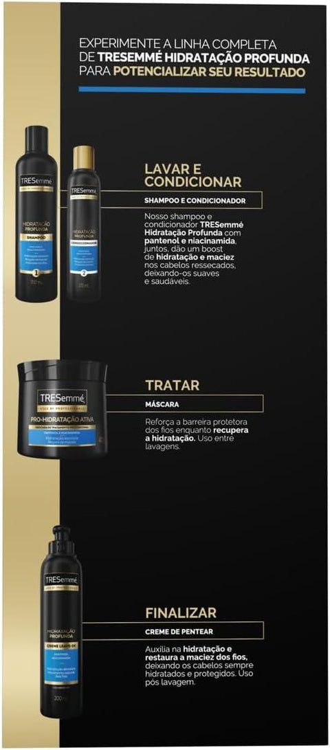 TRESemmé  Kit Shampoo 350 ML e Condicionador 175 ML Hidratação Profunda