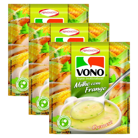 Sopa Vono Milho com Frango 3x18g