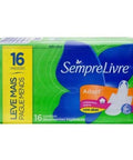Absorvente Sempre Livre Adapt Cobertura Suave com abas 16 unidades - MEUBRASILONLINE