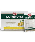 Aminovita Sabor Maracujá vitafor 30 sachês de 10g - MEUBRASILONLINE