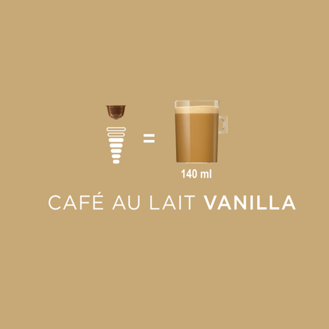 NESCAFÉ® DOLCE GUSTO Café Au Lait Vanilla - 10 Capsulas