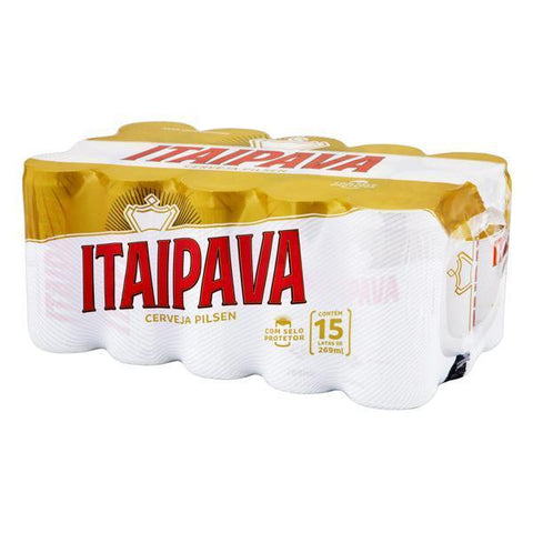 Cerveja Itaipava Pilsen 269ml Lata Pack C/15 - MEUBRASILONLINE