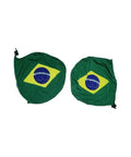 Bandeira Do Brasil Capa Decorativa Para Retrovisor De Carro - MEUBRASILONLINE