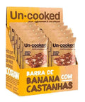 Barra de Banana com Castanhas Uncooked (Cx 12un de 30g) - MEUBRASILONLINE