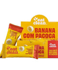 Barra de Banana com Paçoca Eat Clean (Cx c/12un de 30g) - MEUBRASILONLINE