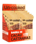 Barra de Cacau com Castanhas Uncooked (Cx 12un de 30g) - MEUBRASILONLINE