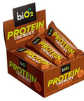 Barra de Proteína Crunchy Dark Chocolate Bio2 (Cx 9 un de 50g) - MEUBRASILONLINE