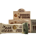 Barra de Proteína Vegetal Cookies N' Cream Zero Eat Clean (Cx c/ 12un de 45g) - MEUBRASILONLINE