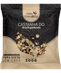 Castanha do Brasil Quebrada Zona Cerealista 200g - MEUBRASILONLINE