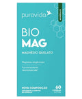 Bio Mag Magnésio Quelato Puravida 60 Caps - MEUBRASILONLINE