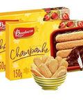 Biscoito Champanhe Com Açúcar Cristal 2 x 150g - MEUBRASILONLINE