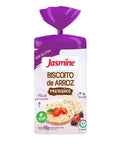 Biscoito de Arroz Sem Glúten Multigrãos Jasmine 90g - MEUBRASILONLINE
