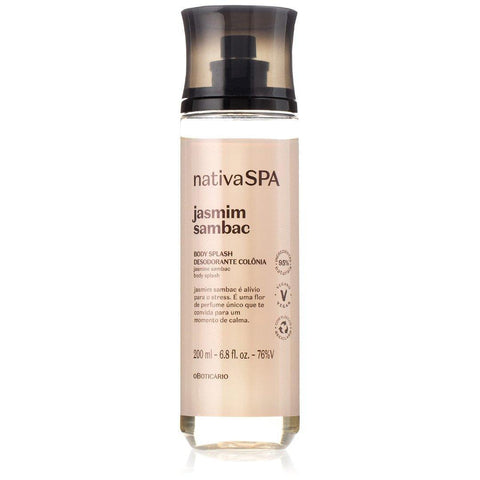 Body Splash Nativa Spa Jasmim Sambac Boticário 200ml - MEUBRASILONLINE