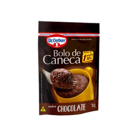 Bolo De Caneca Chocolate Dr. Oetker 70g - MEUBRASILONLINE