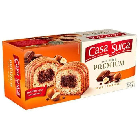 Bolo Premium Avela e Chocolate Casa Suica 270g - MEUBRASILONLINE