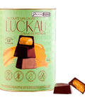 Bombom 54% Cacau Creme de Pistache Luckau Lata 198g - MEUBRASILONLINE