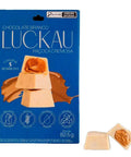 Bombom Branco Paçoca Cremosa Luckau Pouch 82,5g - MEUBRASILONLINE
