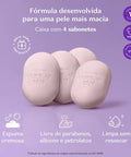 Boticário Sabonetes Cuide-se Bem Rosa e Algodão 4x80g Cada - MEUBRASILONLINE