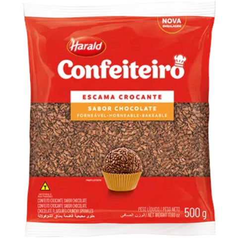 Harold Escama Crocante Confeiteiro sabor Chocolate 500g
