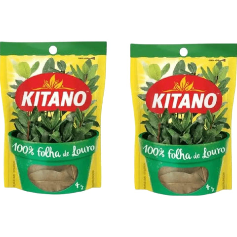 Kitano 100% Folha De Louro 2x4g