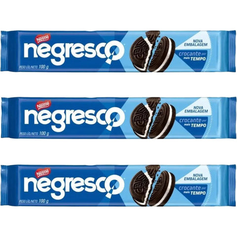Nestlé Biscoito Recheado Negresco 3 X 100g