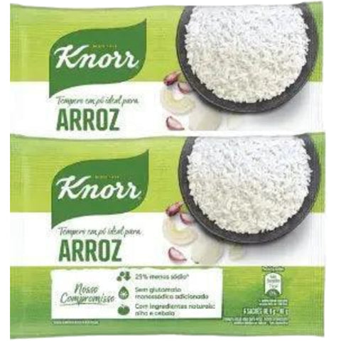 Knorr Tempero Meu Arroz Alho/Cebola 2 caixas 6x8g lá