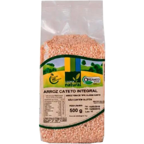 Coopernatural Arroz Cateto Integral Orgânico 500g