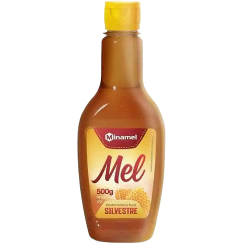 Mel Silvestre Predominância Floral Bisnaga Minamel 500g