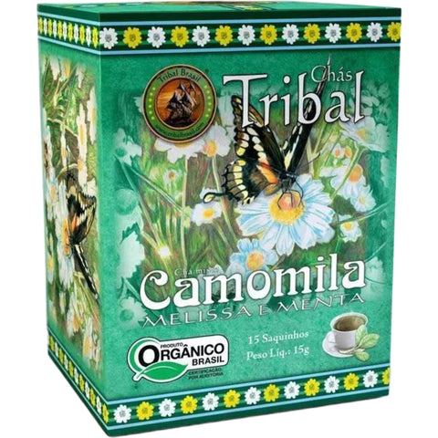 Tribal Chá Orgânico de Camomila, Melissa e Menta 15g