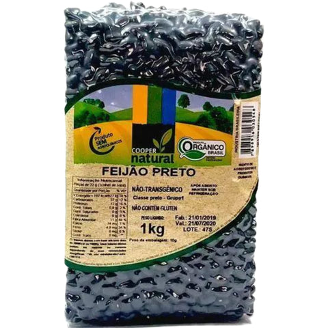 Coopernatural Feijão Preto Orgânico 1kg