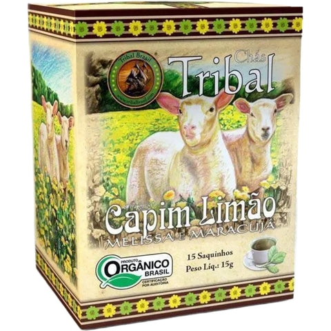 Tribal Chá Orgânico de Capim Limão, Melissa e Maracujá 15g