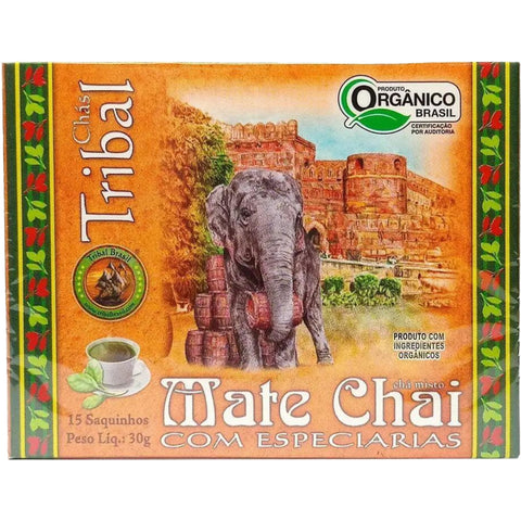 Tribal Chá Orgânico Erva Mate com Chai 30g