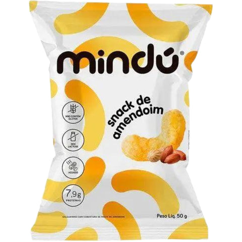 Mindú Snack de Amendoim Tradicional 50g