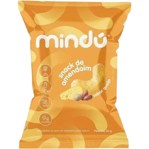 Mindú Snack de Amendoim Queijo 50g