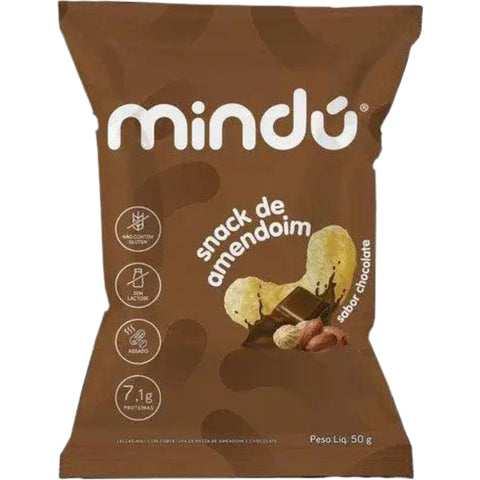 Mindú Snack de Amendoim Chocolate 50g